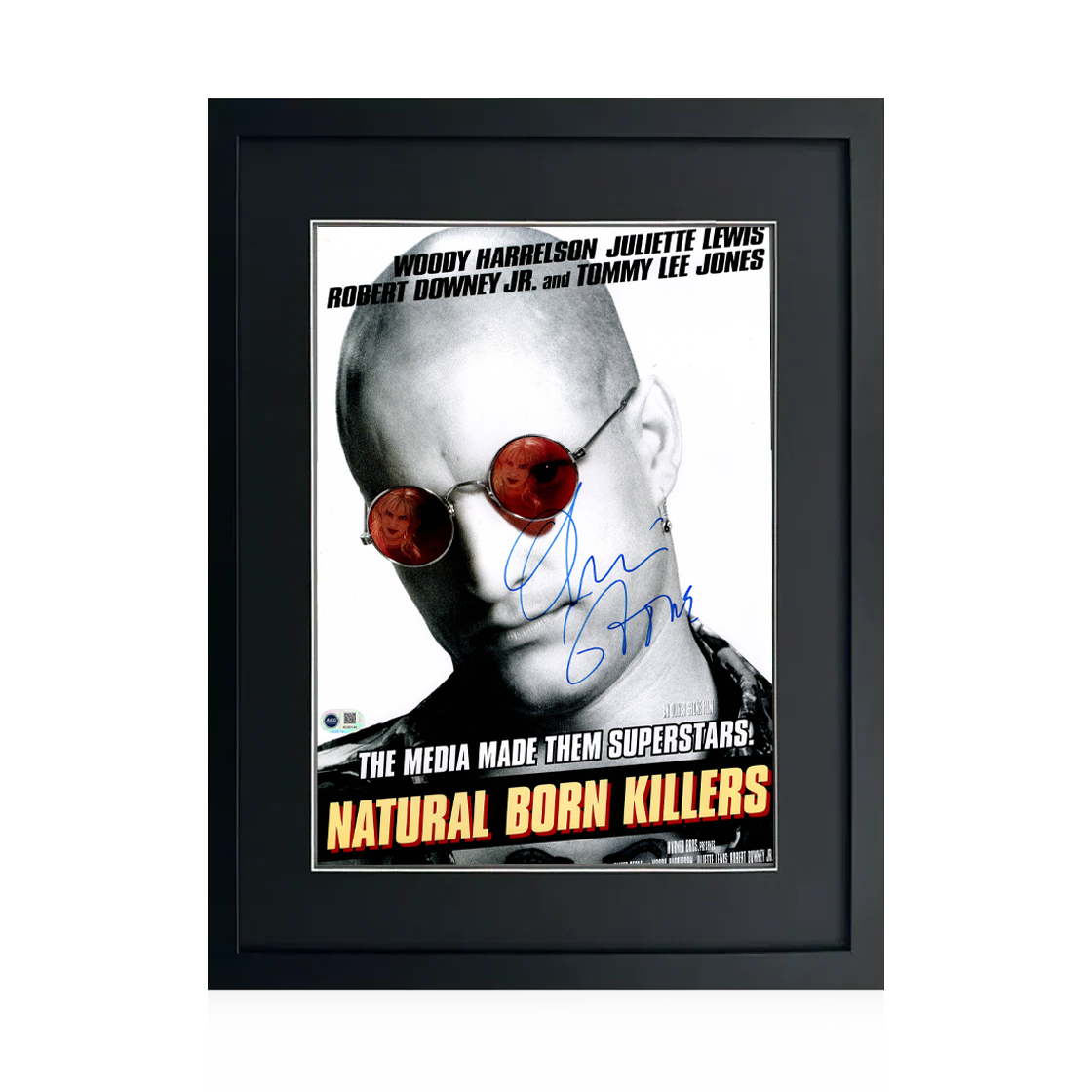Oliver Stone Signed Natural Born Killers Image Compact Frame (ACG Cert)