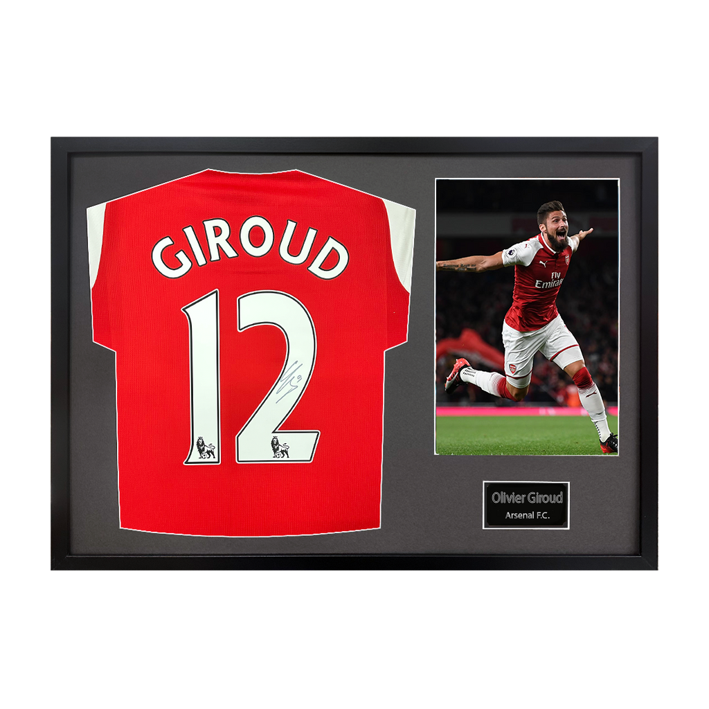 Olivier Giroud Signed Arsenal Classic Frame