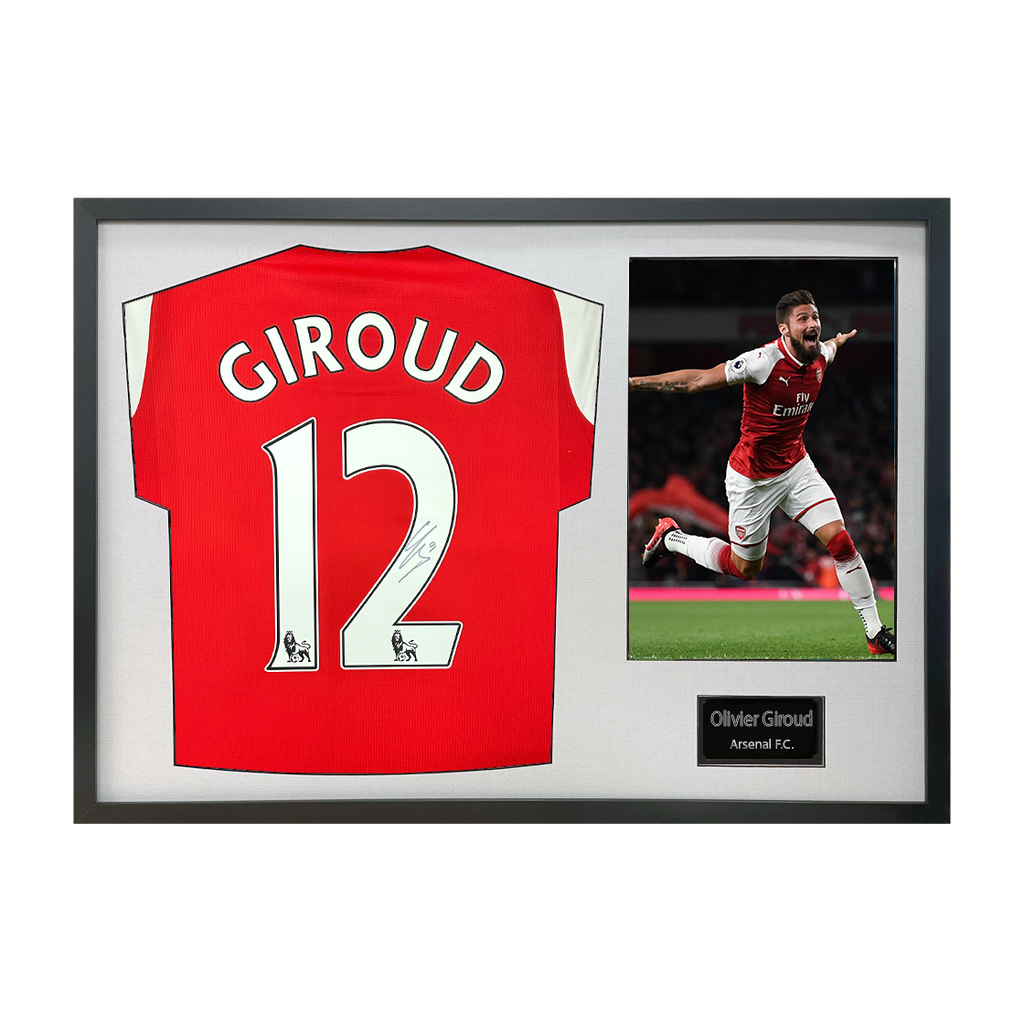 Olivier Giroud Signed Arsenal Classic Frame