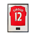 Olivier Giroud Signed Arsenal Standard Frame