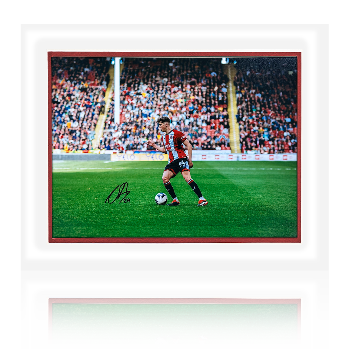 Ollie Arblaster Signed Sheffield United Deluxe Mount