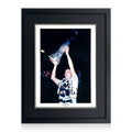 Ossie Ardiles Signed Tottenham Hotspur Image Deluxe Mount Frame