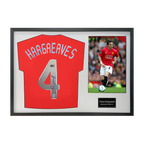 Owen Hargreaves Signed Manchester United Shirt Classic Frame (ACG Cert)
