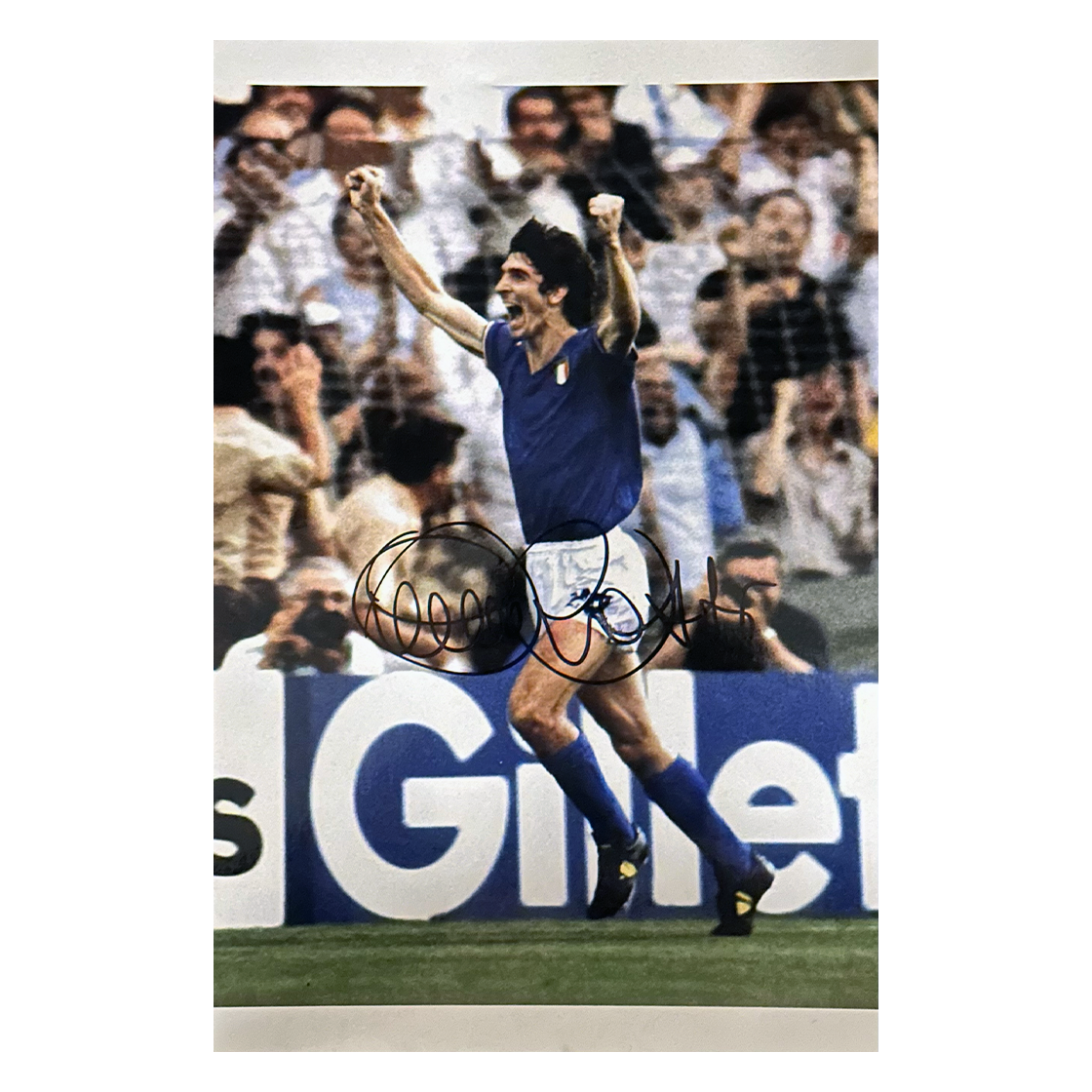 Paolo Rossi Signed Italy 12x8 Photo 8