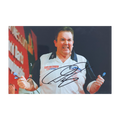 Phil Taylor White Shirt Double Fist Pump 12x8