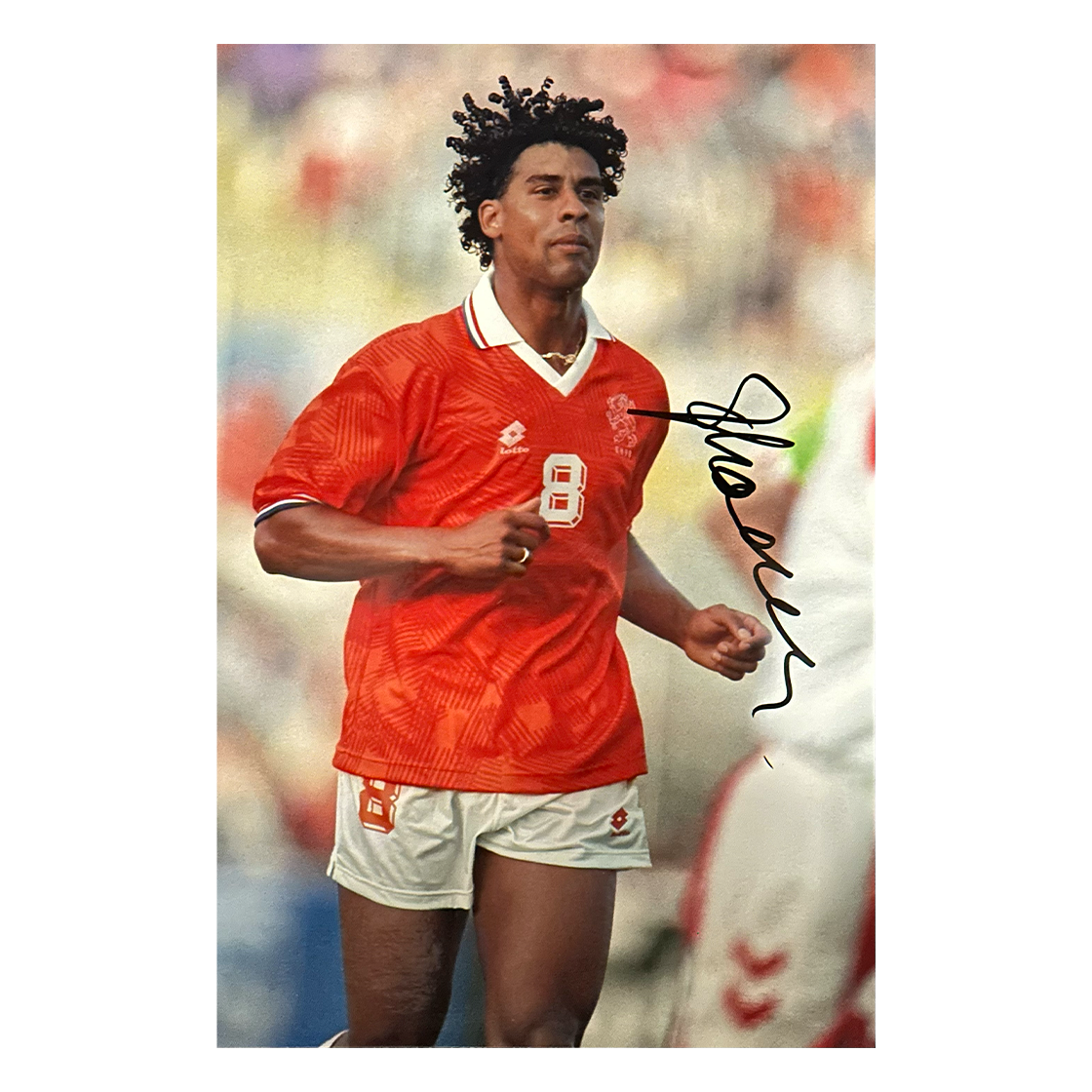 Pierre van Hooijdonk Signed Netherlands 12x8 Image 1