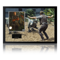 Chris Pratt Signed Jurassic World Image Iconic Frame (Beckett)