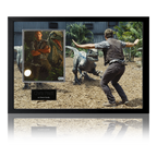 Chris Pratt Signed Jurassic World Image Iconic Frame (Beckett)