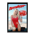 Pamela Anderson Signed Baywatch Cut Iconic Frame (ACG Cert)