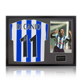 Paolo Di Canio Signed Sheffield Wednesday 1998 Home Shirt Classic Frame
