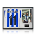 Paolo Di Canio Signed Sheffield Wednesday 1998 Home Shirt Classic Frame