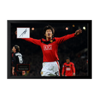 Park Ji-sung Signed Manchester United Cut Iconic Frame (ACG Cert)