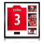 Patrice Evra Signed Manchester United Elite Frame