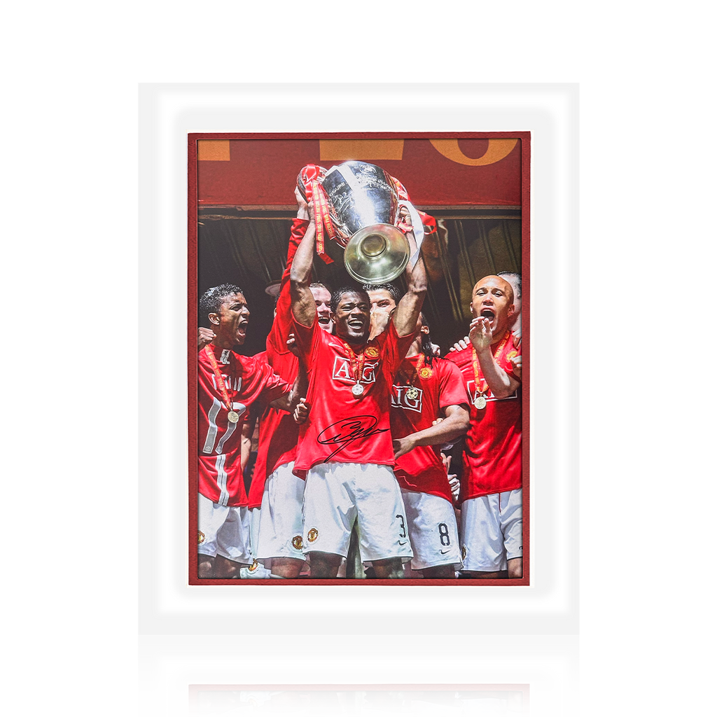 Patrice Evra Signed Manchester United Deluxe Mount