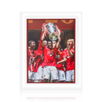 Patrice Evra Signed Manchester United Deluxe Mount