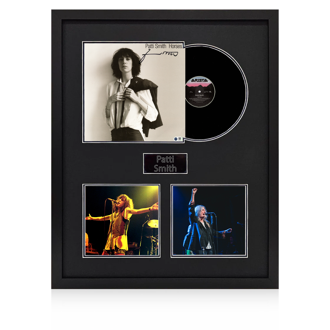 Patti Smith Signed 'Horses' LP Elite Frame (ACG Cert)
