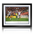 Paul Gascoigne Signed Tottenham Hotspur Display