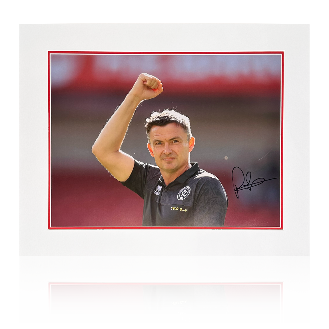 Paul Heckingbottom Sheffield United Signed Mount