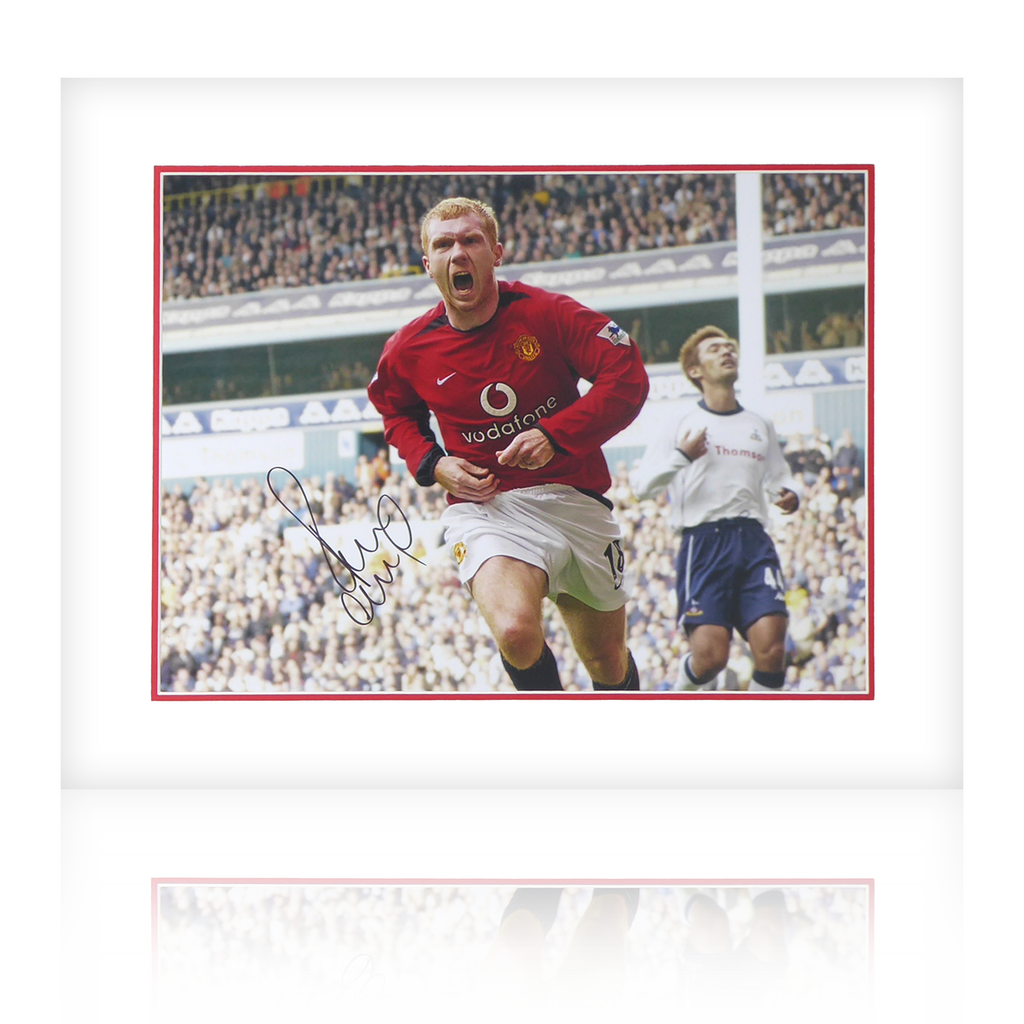 Paul Scholes Signed Manchester United Signed Deluxe Mount #1