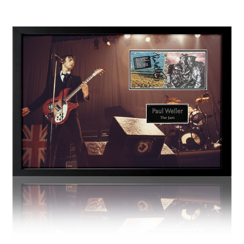 Paul Weller Signed Image Iconic Frame