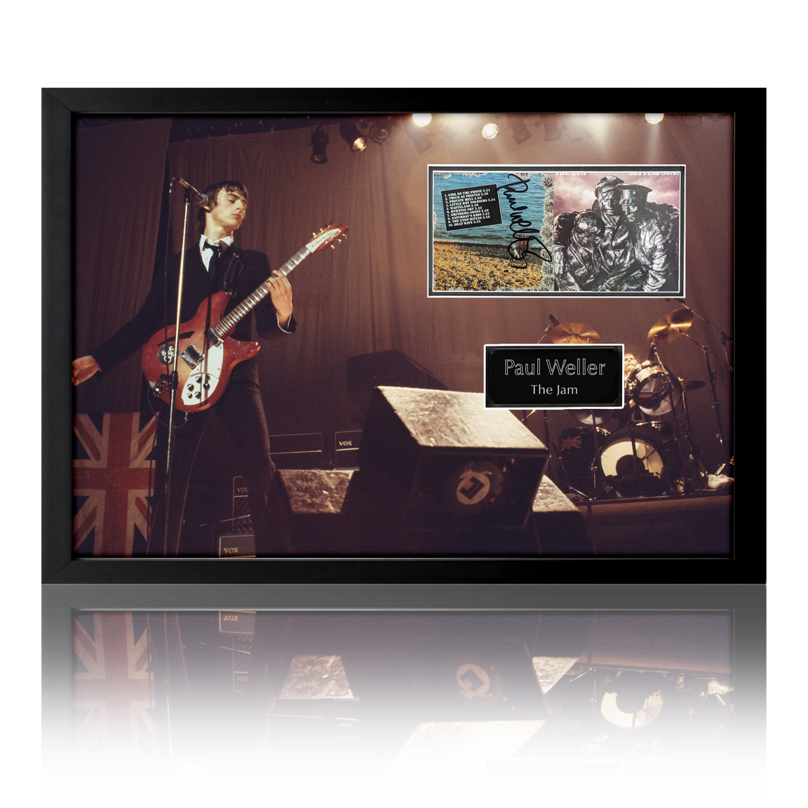 Paul Weller Signed Image Iconic Frame