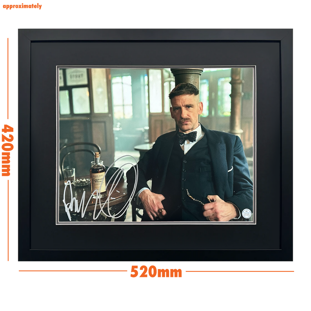 Paul Anderson Signed Peaky Blinders Image Deluxe Mount Frame #3 (AFTAL Witness)