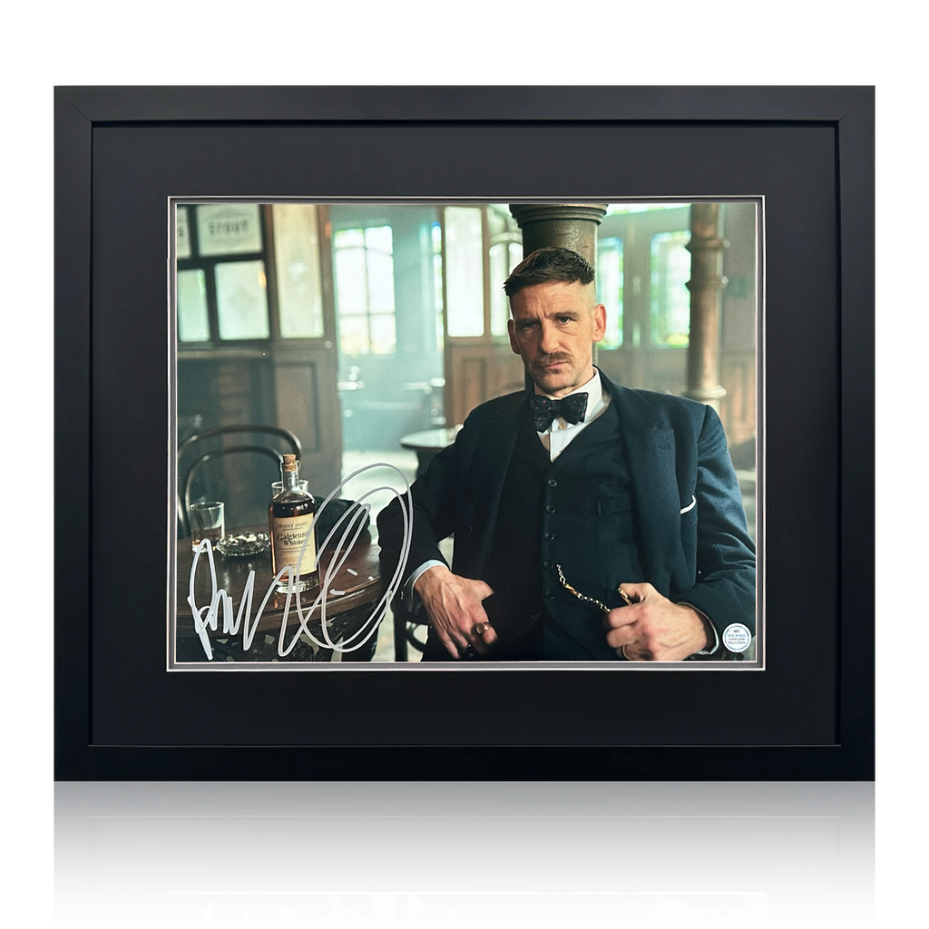 Paul Anderson Signed Peaky Blinders Image Deluxe Mount Frame #3 (AFTAL Witness)
