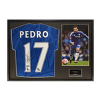 Pedro Signed Chelsea Shirt Classic Frame (ACG Cert)