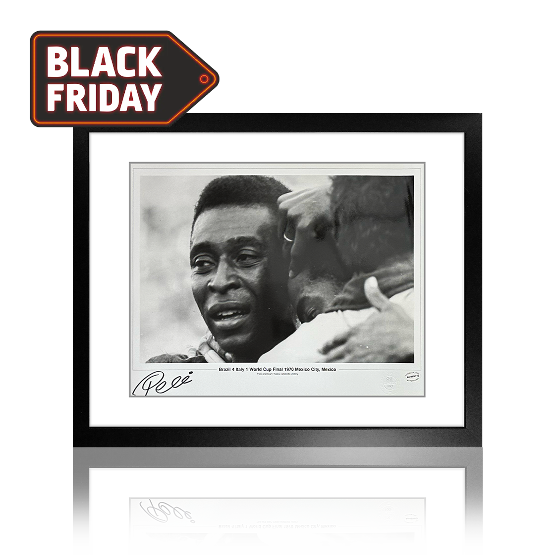 Pele Signed Brazil Deluxe Mount Display 22 of 100