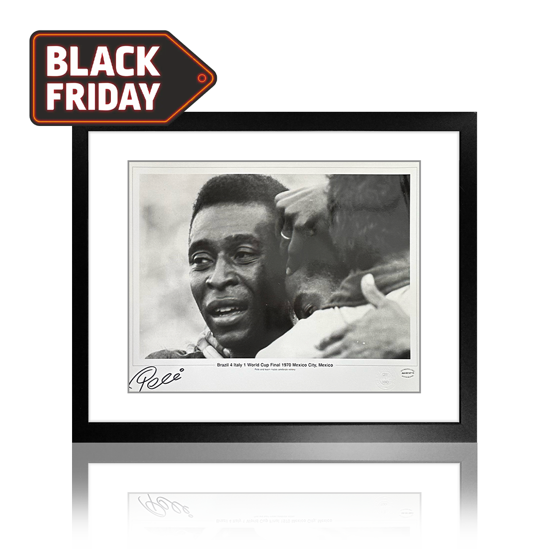 Pele Signed Brazil Deluxe Mount Display 21 of 100