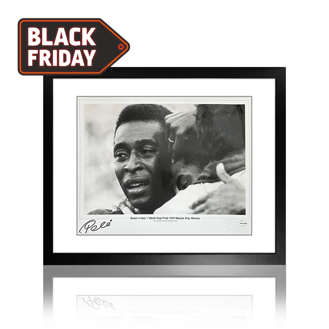 Pele Signed Brazil Deluxe Mount Display 19 of 100