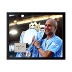 Pep Guardiola Signed Manchester City Cut Deluxe Mount Frame