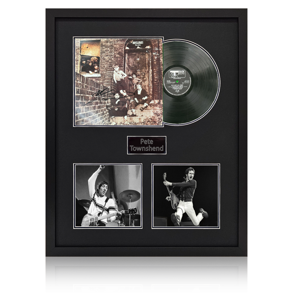 Pete Townshend Signed 'The Kids Are Alright' LP Elite Frame