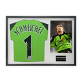 Peter Schmeichel Signed Manchester United Shirt Classic Frame