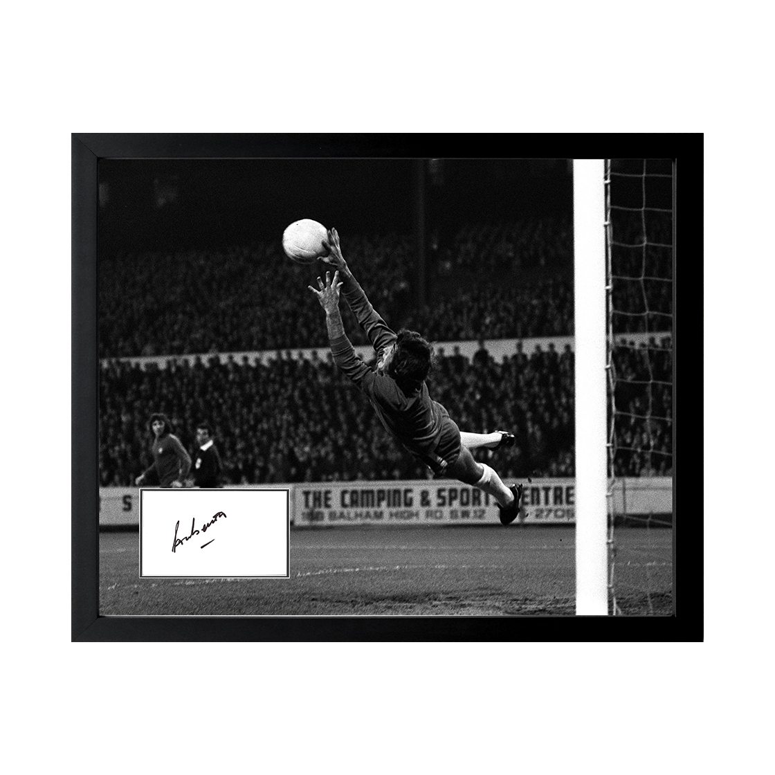 Peter Bonetti Signed Chelsea Cut Deluxe Mount Frame