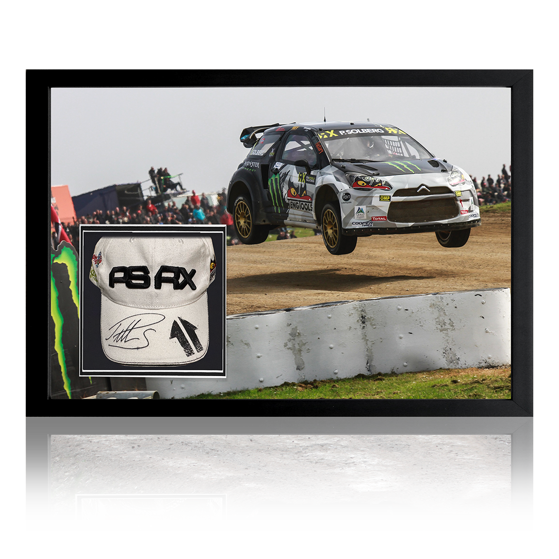 Petter Solberg Signed World Rallycross Cap Iconic Frame