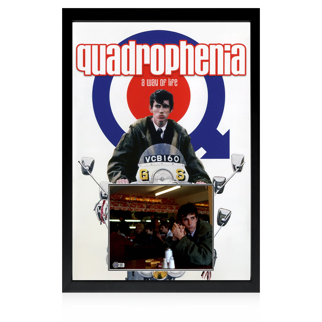 Phil Daniels Signed Quadrophenia Image Iconic Frame (AFTAL Authentication)