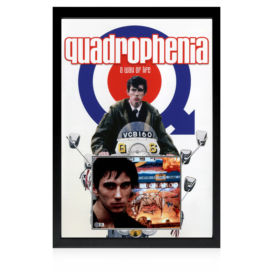 Phil Daniels Signed Quadrophenia Image Iconic Frame (AFTAL Authentication)