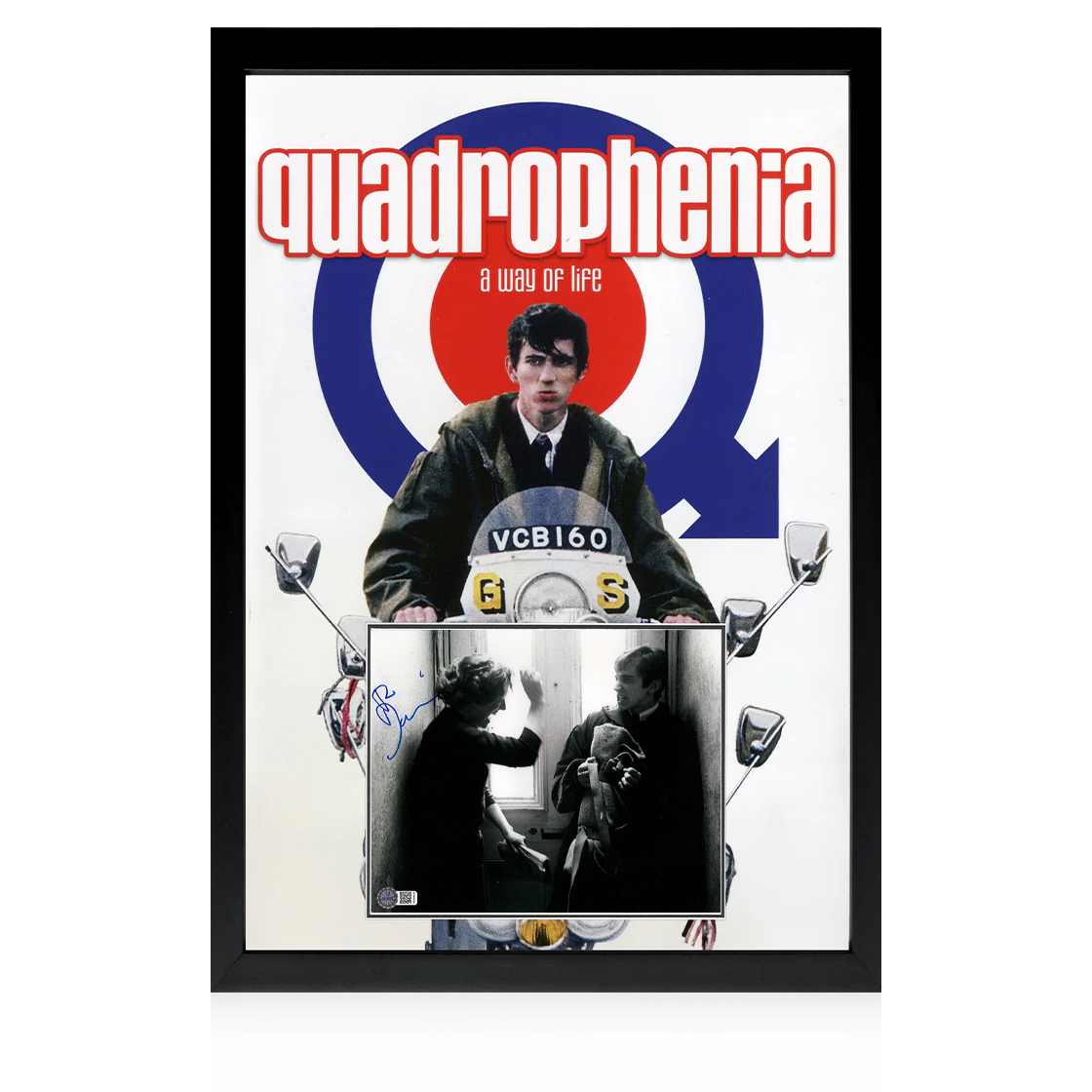 Phil Daniels Signed Quadrophenia Image Iconic Frame (AFTAL Authentication)