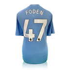 Phil Foden Signed 23/24 Manchester City Shirt