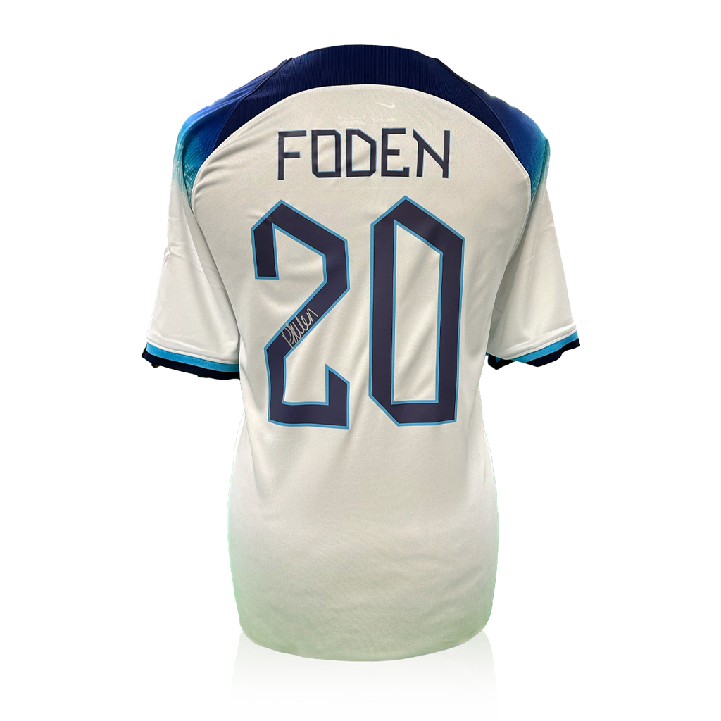 Phil Foden Signed England Shirt
