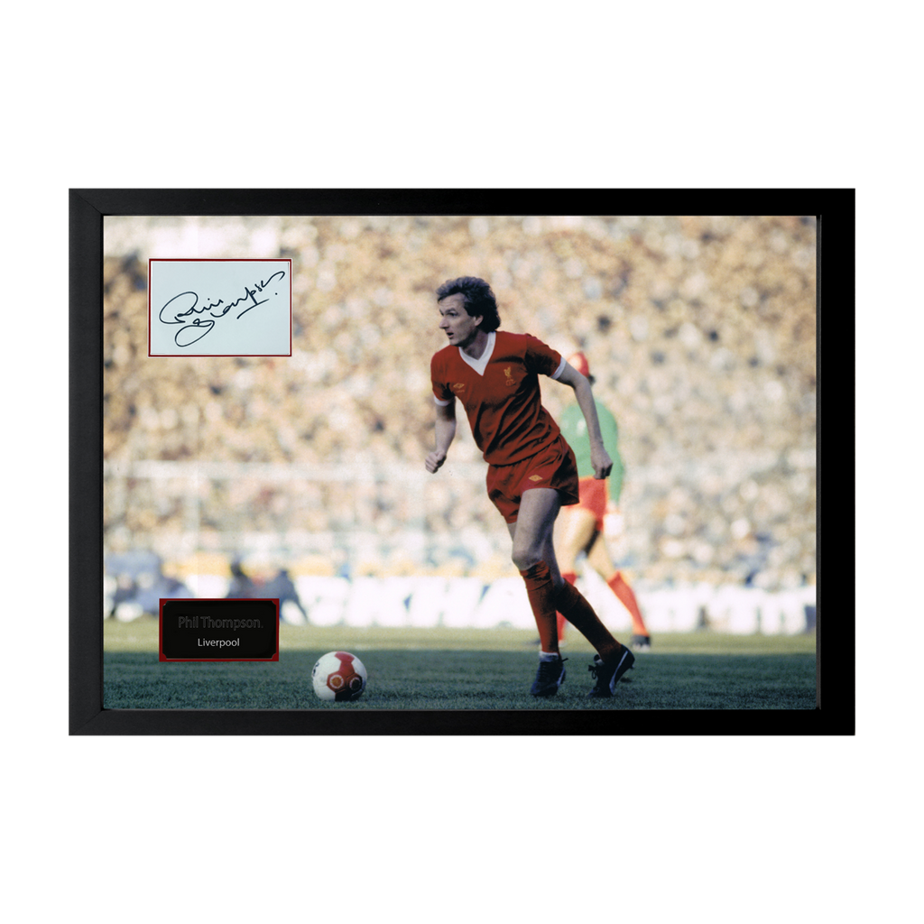 Phil Thompson Signed Liverpool Cut Iconic Frame (ACG Cert)
