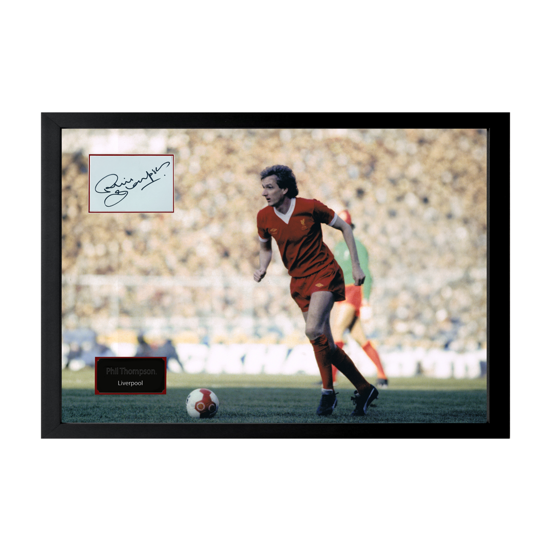 Phil Thompson Signed Liverpool Cut Iconic Frame (ACG Cert)