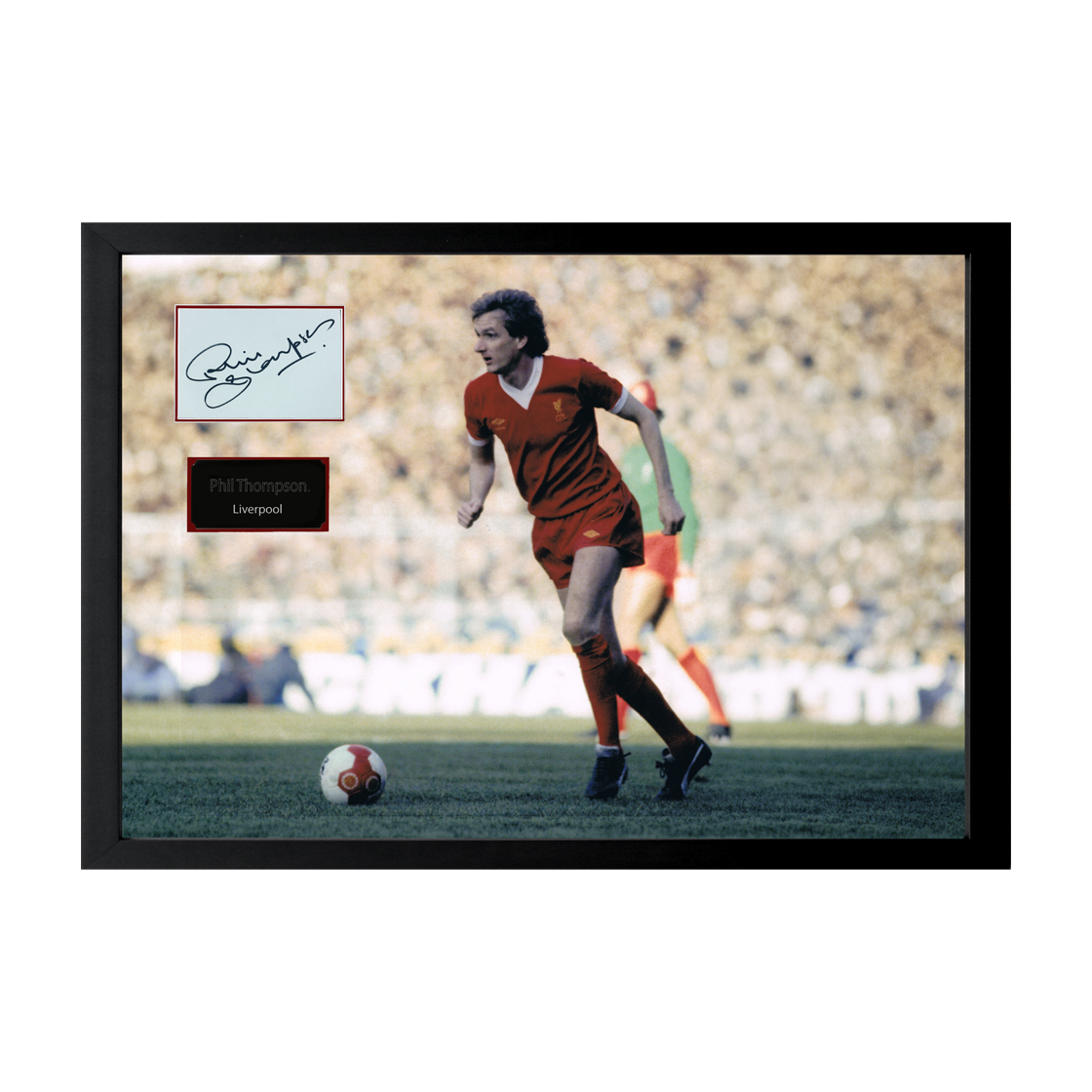 Phil Thompson Signed Liverpool Cut Iconic Frame (ACG Cert)