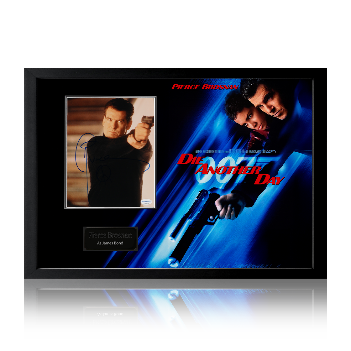 Pierce Brosnan Signed Die Another Day Image Iconic Frame (ACOA)