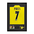 Robert Pires Signed Arsenal Shirt Premium Frame (ACG Cert)