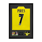 Robert Pires Signed Arsenal Shirt Premium Frame (ACG Cert)