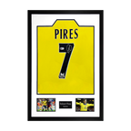 Robert Pires Signed Arsenal Shirt Premium Frame (ACG Cert)