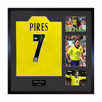 Robert Pires Signed Arsenal Shirt Elite Frame (ACG Cert)