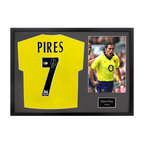 Robert Pires Signed Arsenal Shirt Classic Frame (ACG Cert)